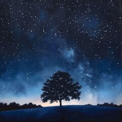 starry sky.
