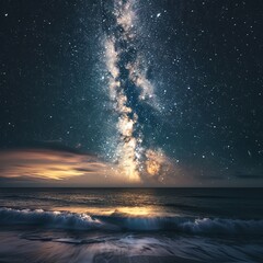 starry sky.