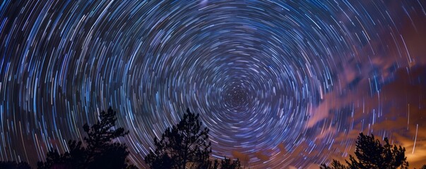 Wall Mural - starry sky.