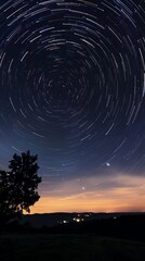 Wall Mural - starry sky.