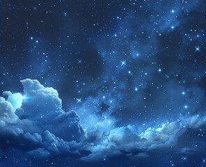 starry sky.