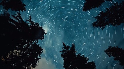 starry sky.