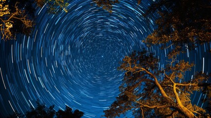Wall Mural - starry sky.