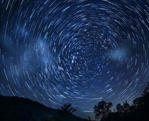 starry sky.