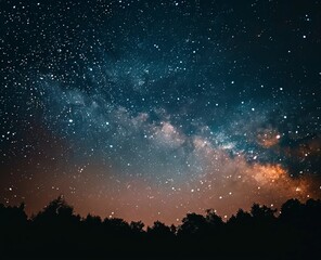 starry sky.
