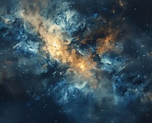 Wall Mural - starry sky.