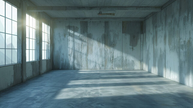 During the day, the walls remain bare, patiently awaiting the moment when vibrant animations will grace their surface. Against the backdrop of the empty walls, there is a sense of anticipation.