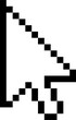 © David - vector of a pixel style cursor