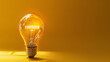 © Michael - Illuminated light bulb with the word 'content' glowing, symbolizing creative ideas and content creation
