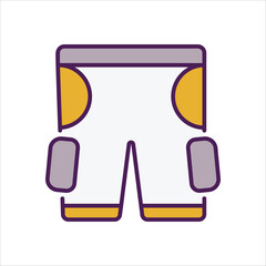 Wall Mural - Pants vector icon