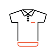 Wall Mural - Polo Shirt vector icon