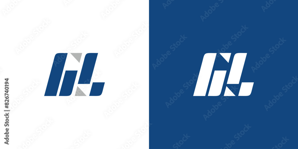 Gl Initals Modern and Unique letter GL initials logo design Stock Vector | Adobe Stock