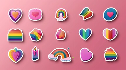 Pride month sticker pack