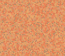 Poster - background with hexagon pattern. geometric shapes of varied style and color. small hexagon geometric