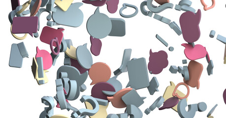 Poster - speech bubbles