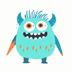 Sticker - Cartoon cute monster