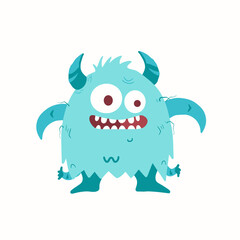 Canvas Print - Cartoon cute monster