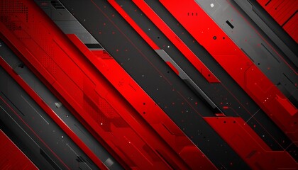 a close up of a red and black background with a metallic strip