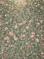 Wall Mural - wallpaper of many flowers and roses