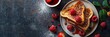 © Palung - the concept of national french toast day, copy space