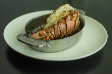 Canvas Print - baked lobster tail