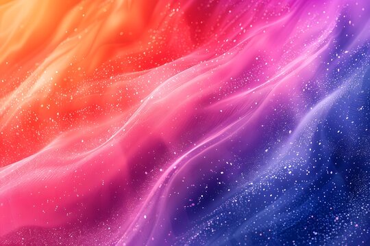 Bright gradient background with colorful grains. It represents a mix of energy, movement, fun and liveliness with the grain of old computer graphics or noisy TV. It has a retro or futuristic feel.