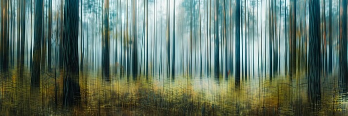 realistic photography of coniferous forest. abstract background of a northern forest