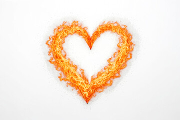 Wall Mural - Burning Heart