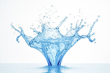 Wall Mural - Blue Water Splash