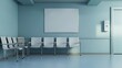 © Thirawat - Blank billboard in a clinic lobby, offering ample space for your advertising or informational message. Engage with patients