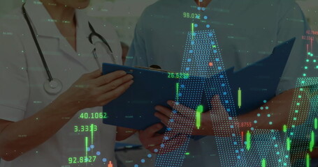 Poster - Image of data processing over diverse doctors