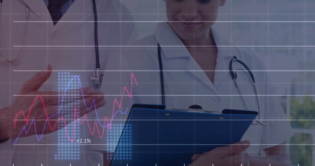 Poster - Image of data processing over diverse doctors