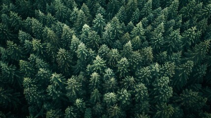 realistic photography of coniferous forest. abstract background of a northern forest