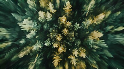 realistic photography of coniferous forest. abstract background of a northern forest