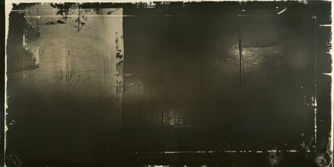 vintage photograph of an old dark glass plate, film texture, Grungy dark abstract background with distressed textures and rough edges, perfect for adding a raw and edgy aesthetic to artistic and desig