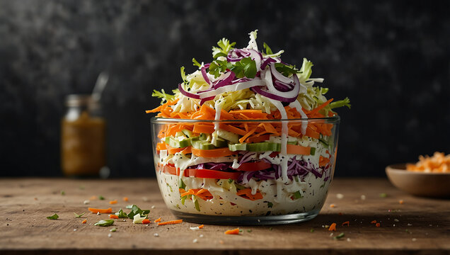Cheese slaw with new look