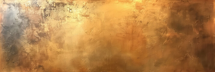 Wall Mural - Abstract textured bronze and gold background with a rich and luxurious metallic finish, blending rustic and elegant elements.
