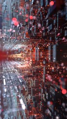 Poster - Quantum Computing System Particle Simulation for Cloud-Based Data Processing and Analysis