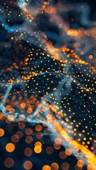 Poster - Dynamic Particle Simulation Unveiling Patterns in Digital Cloud Data Analysis
