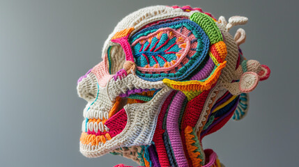 Crochet creates the human body. Show off your crochet creations with beautiful patterns and detailed stitching. ,human body