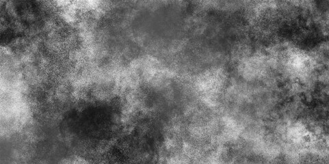 Wall Mural - Vignette texture in black and white Smoke and powder overlay on white background. Fog or smoke isolated on black backdrop gray painted paper textured canvas. Cement or stone texture.