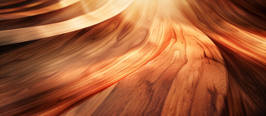 Poster - abstract wave wood texture banner background