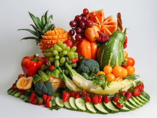 Fruit and Vegetable Sculpting  Creating intricate sculptures for events and competitions