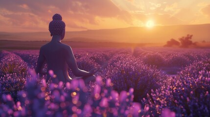 Lavender Yoga Retreat Yoga sessions held in the lavender fields, combining the benefits of yoga with the calming aroma of lavender
