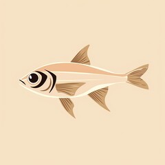 Wall Mural - Fish Minimalist