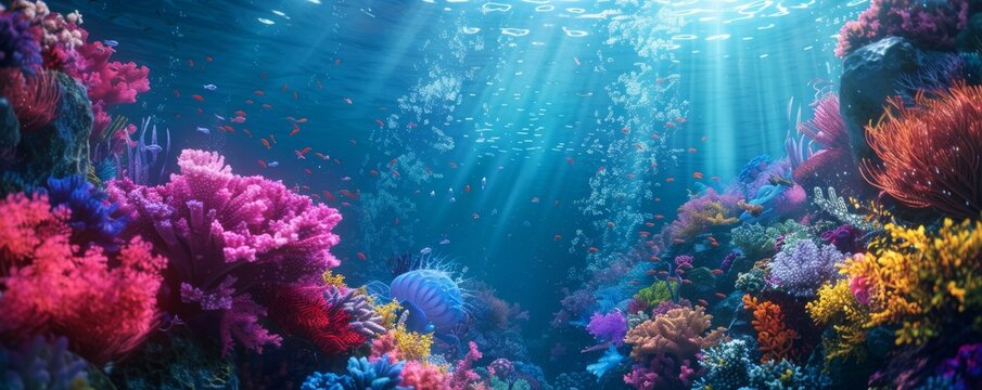 Majestic underwater kingdom