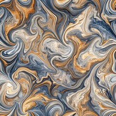 Wall Mural - liquid marble wallpaper in seamless pattern