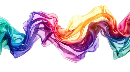 Wall Mural - colorful abstract smoke waves and patterns