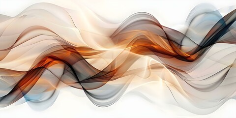 Poster - vibrant concept: colorful abstract wave pattern with sound visualization on futuristic backdrop. con