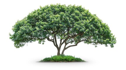 Wall Mural - Isolated tree on a white background with clipping path